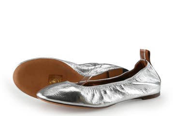 Lanvin Ballerinas in maat 41 Zilver, Verzenden, Ballerina's