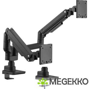 Equip 650182 monitorarm Zwart, Verzenden, Nieuw