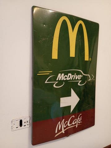 McDonalds - McDrive McCafé-uithangbord - mc Donads -