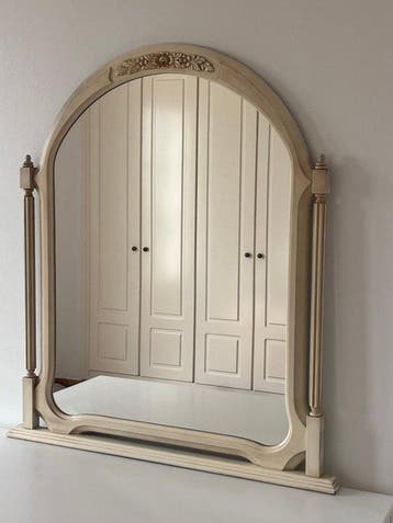 Wandspiegel - Kristal, Hout - Grote Franse Louis XV-stijl