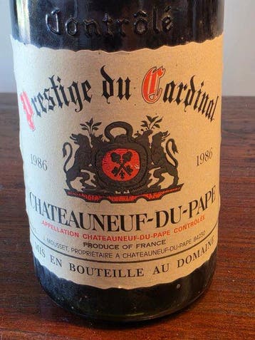 1986 Prestige du Cardinal, J. Mousset - Châteauneuf-du-Pape