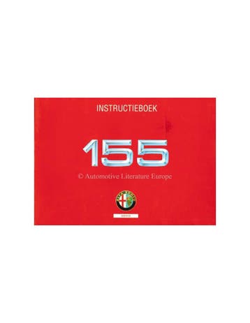 1992 ALFA ROMEO 155 INSTRUCTIEBOEKJE NEDERLANDS, Ophalen of Verzenden