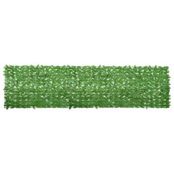 vidaXL Balkonscherm met groene bladeren 400x100 cm, Verzenden