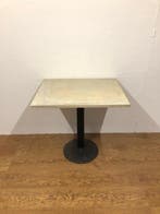 Gebruikte Horecatafel (80x60cm) - T1492- Vintage/Café, Ophalen, Nieuw