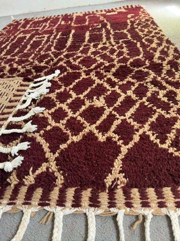 Marokkaanse abstracte Berber - Tapijt - 200 cm - 147 cm -, Nieuw