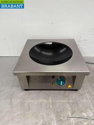 Acier inoxydable Bohner Induction Wok Plaque wok avec poêle, Verzenden