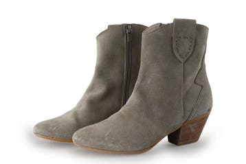 VIA VAI Enkellaarzen in maat 37 Beige, Kleding | Dames, Verzenden, Beige, Lage of Enkellaarzen, Zo goed als nieuw