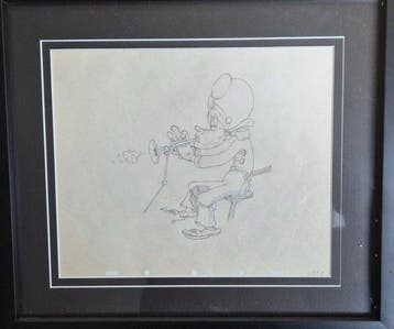 Walt Disney Studios - 1 Original drawing - Goofy - Mickeys, Collections