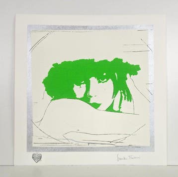 Giosetta Fioroni (1932) - Doppio Liberty Verde Luminoso