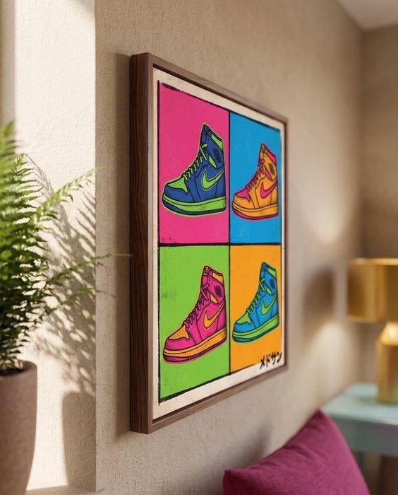 MEDSAN - Warhol Air Jordan () - UNIQUE WORK, Antiek en Kunst, Kunst | Designobjecten