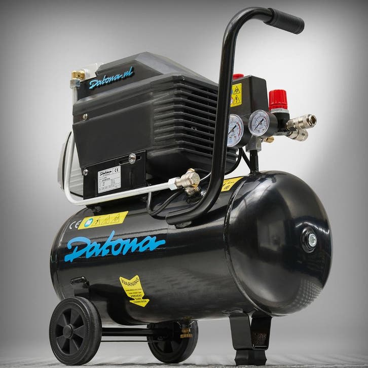 Datona Hobby compressor - 24L - 230V - Datona, Bricolage & Construction, Compresseurs, Enlèvement ou Envoi
