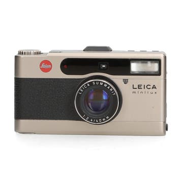Leica Minilux Summarit 1:2 4/40mm - 1 jaar garantie, Ophalen of Verzenden