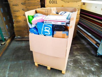 Pallet Postpakketten 160 kg, Nieuw