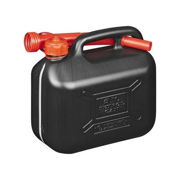 JERRYCAN KUNSTSTOF UN-GEKEURD Zwart 5 Liter (Jerrycans), Verzenden, Nieuw