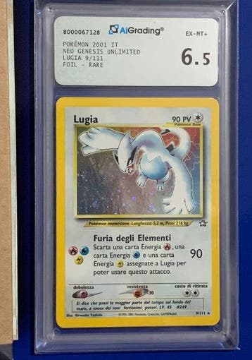 Pokémon - 1 Graded card - Lugia 9/111 Neo Genesis Unlimited, Nieuw
