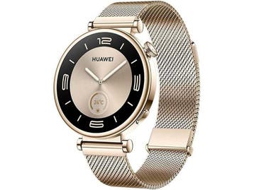 Huawei Watch GT 4 41 mm goud met Milanees bandje goud, Handtassen en Accessoires, Smartwatches, Verzenden, Zo goed als nieuw, Huawei
