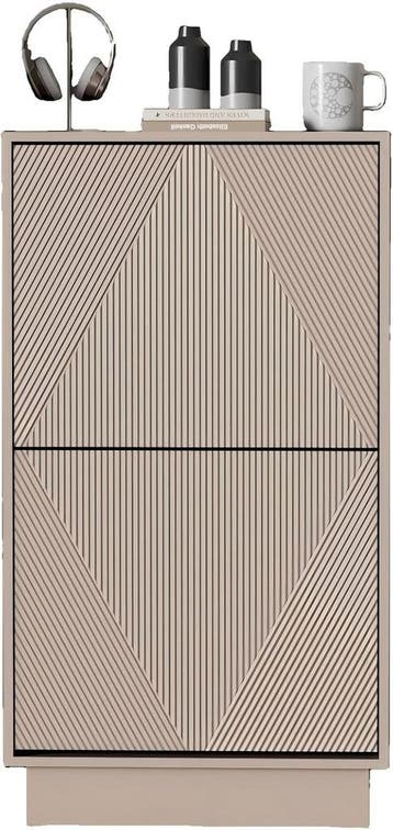 Schoenenkast - Schoenenrek - 91x24x50 cm - Moka - UEV, Verzenden, Nieuw