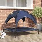 vidaXL Hondenbed Marineblauw 90 x 81 x 80,5 cm Staal, Verzenden, Nieuw