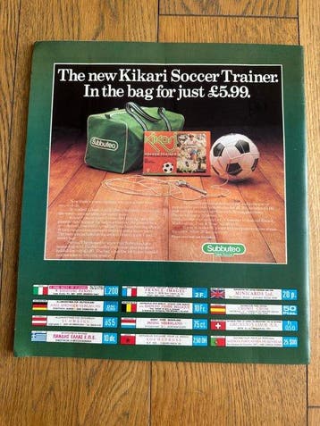 Panini World Cup España 82 - UK Edition Empty Album - Mint, Nieuw