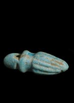 Oude Egypte, late periode Geglazuurd faience Amulet (Zonder