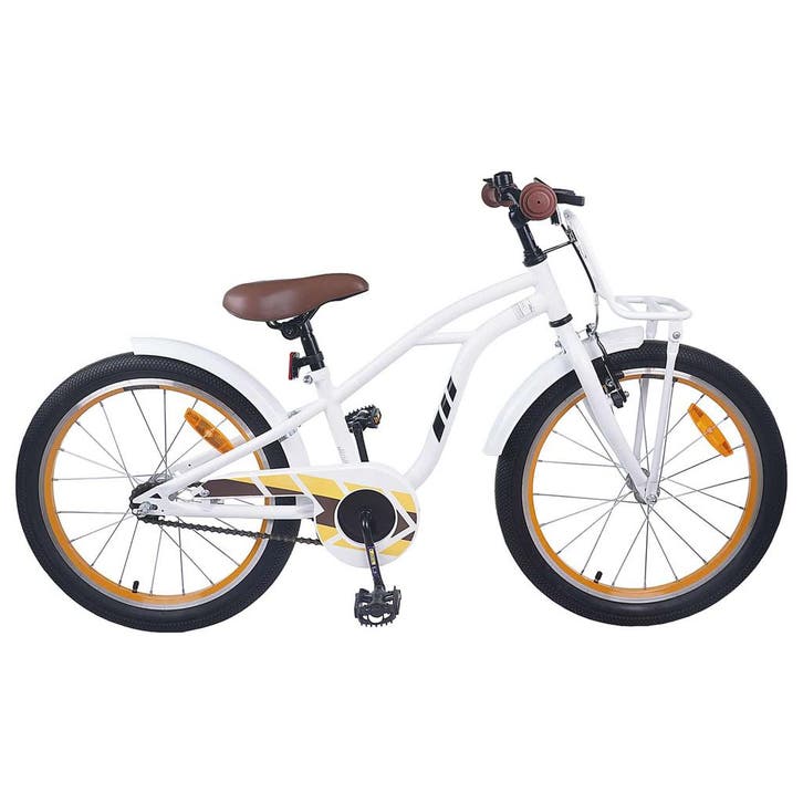 vidaXL Kinderfiets 18 Inch voor 5-7 jaar oud Wit, Fietsen en Brommers, Fietsen | Racefietsen, Nieuw, Verzenden