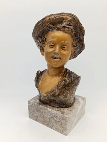 Giovanni De Martino (1870-1935) - sculptuur, Scugnizzo - 21