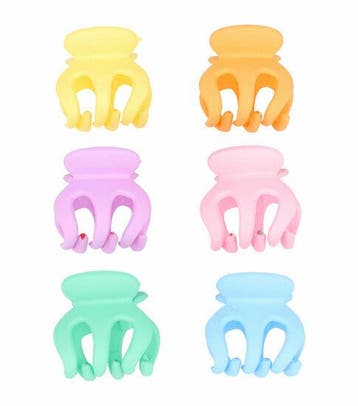 Haarspeld Haarklemmen 2cm – Klein Spinvorm – Pastel Kleuren