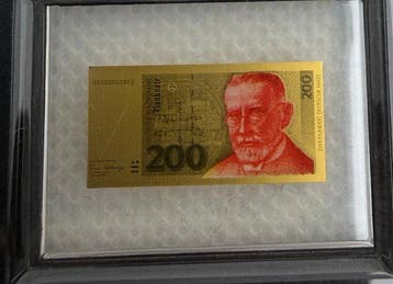 Duitsland. 200 + 5 Deutsche Mark , oro (.999) (Zonder