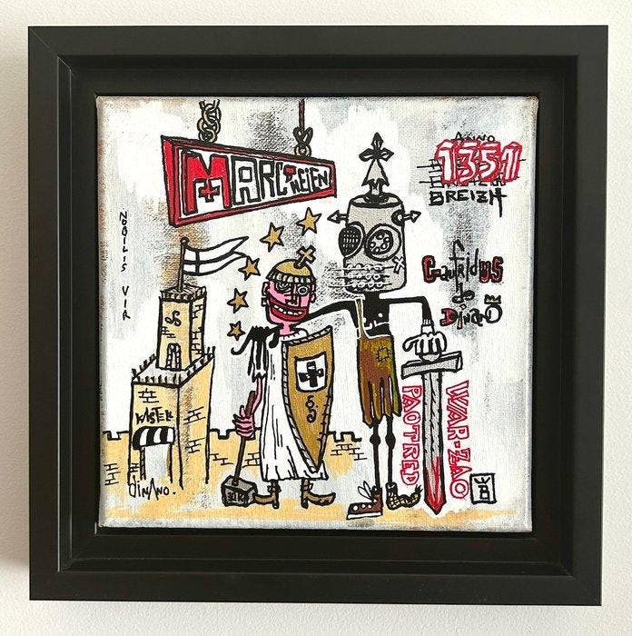 eR.B. -  Breizh 1351, Antiquités & Art, Art | Peinture | Moderne