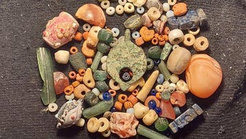 Oudegyptisch naar Romeins Glas meer dan honderd oude kralen