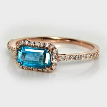 Sans prix de réserve - Bague - 14 carats Or rose, IGI 1,04, Nieuw