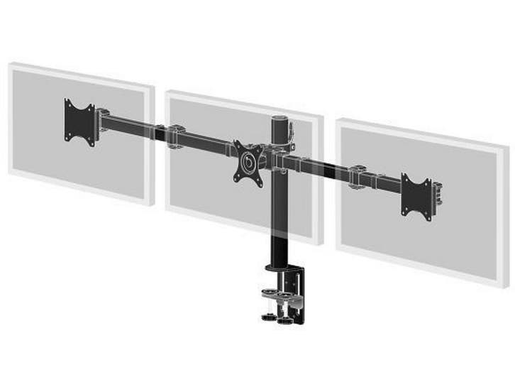 Iiyama DS1003C-B1 - Bureausteun - Triple monitorarm - 30kg, Computers en Software, Monitoren, Zo goed als nieuw, Verzenden