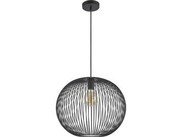 NIKKI Hanglamp - Ø44 cm - Zwart - 1 lichtpunt, Maison & Meubles, Verzenden