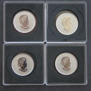 Canada. 5 Dollars 2020-2021 (Lot of 8 coins)