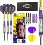 Luke Littler The Nuke Brass Darts - 22 gram (Dart Pijlen), Ophalen of Verzenden, Pijlen