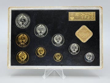 Russie, Union soviétique (URSS) Annual Mint Set w/Olympic, Postzegels en Munten