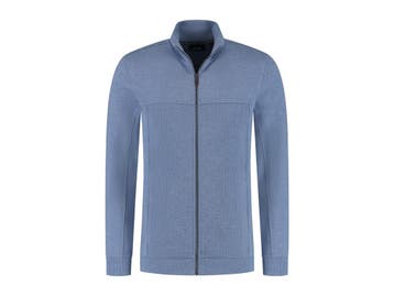2dekans | Boston Brothers Full Zip Sweat Vest - Blue - maat, Ophalen of Verzenden, Nieuw