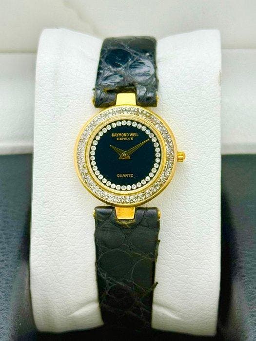 Raymond Weil - Zonder minimumprijs - 18K GP Diamond Vintage, Handtassen en Accessoires, Horloges | Heren