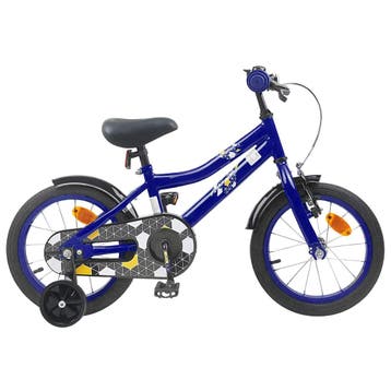 vidaXL Kinderfiets 14 Inch voor 3-5 jaar oud Donkerblauw, Verzenden, Nieuw