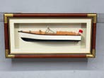 Maritieme objecten - Hout- halve houten modelboot