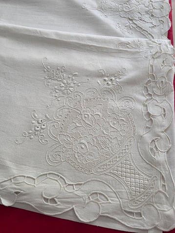 Drap de lit (2) - 268 cm - 220 cm - Drap avec un taie.