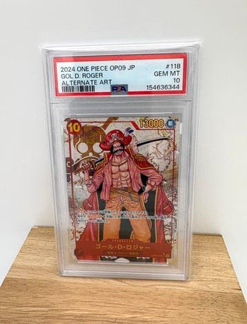 Bandai - 1 Graded card - One Piece - Gol D. Roger OP09-118