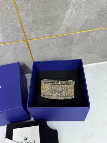 Swarovski - Kaarsenhouder Gouden kristallen theelichthouder