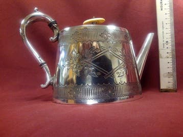 Theepot - Metaal, Verzilverd