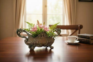 Jardinière - Metaal, Antiek en Kunst, Curiosa en Brocante