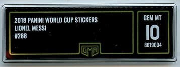 Panini - 2018 - World Cup - GMA 10 - Gem Mint - Lionel Messi