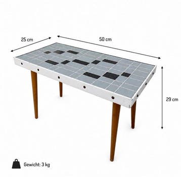 Table dappoint - Bois, Métal, Verre - Table dappoint, Antiek en Kunst