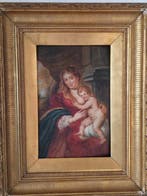 After Peter Paul Rubens (XX) - Madonna con Bambino, Antiek en Kunst