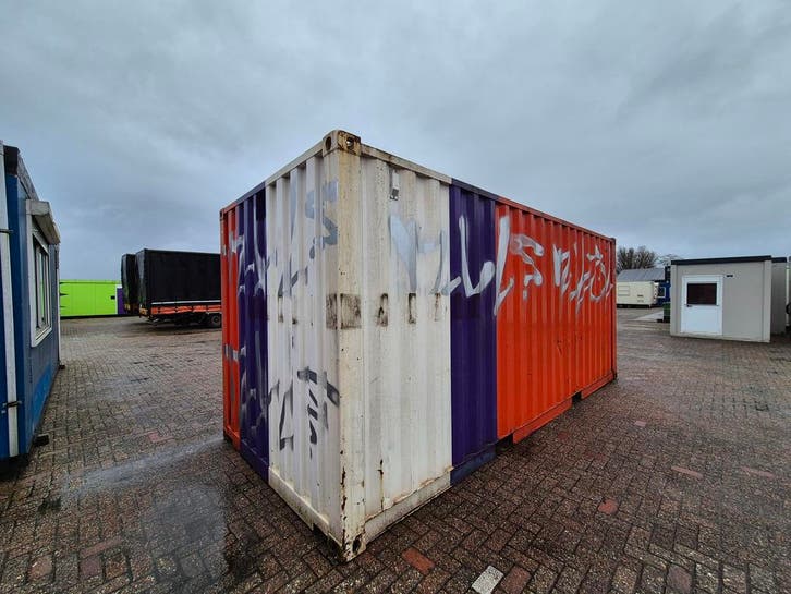 HS-1606 Container 20ft met elektrische verlichting, Articles professionnels, Machines & Construction | Abris de chantier & Conteneurs