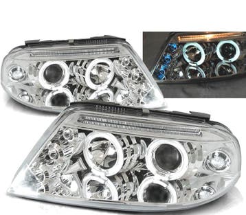 PHARES POUR VOLKSWAGEN VW PASSAT 3BG 00-05 LED CHROMÉ, Verzenden